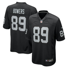Brock Bowers Las Vegas Raiders Youth Game Jersey Black - Nike