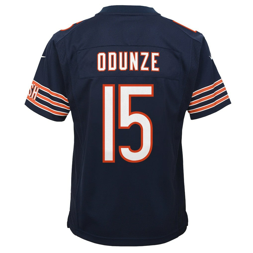 Rome Odunze Chicago Bears Youth Game Jersey - Navy | NFL Jerseys