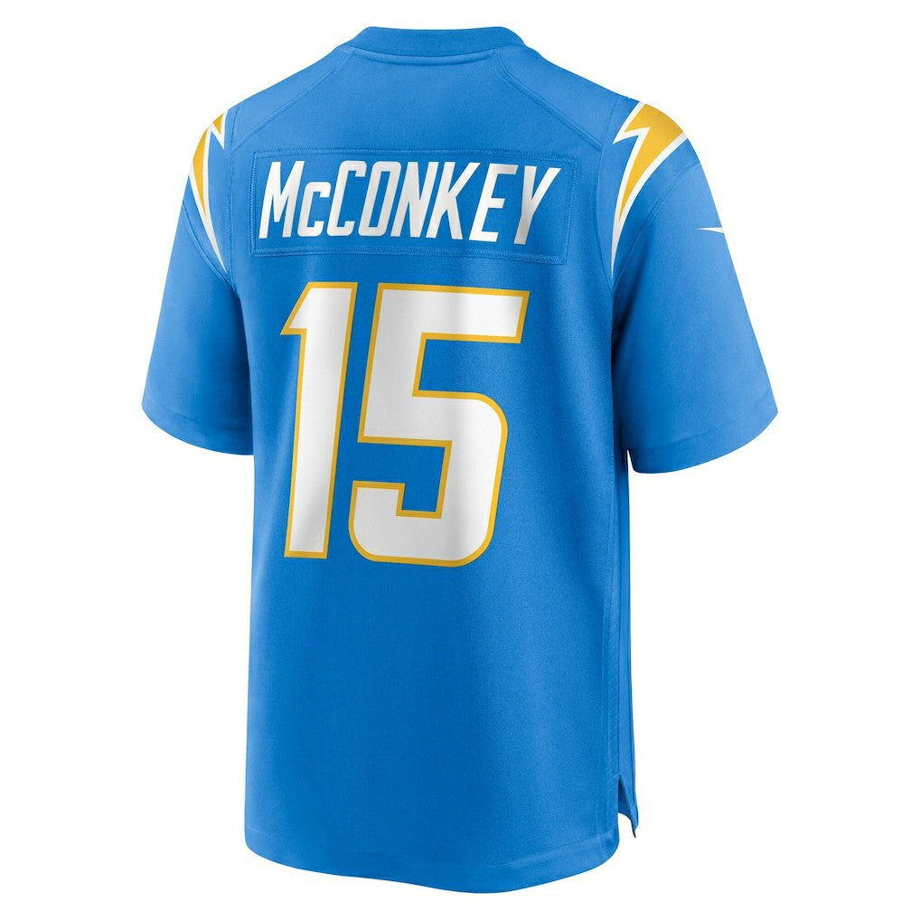 Ladd McConkey Los Angeles Chargers Youth Game Jersey - Powder Blue | NFL Jerseys