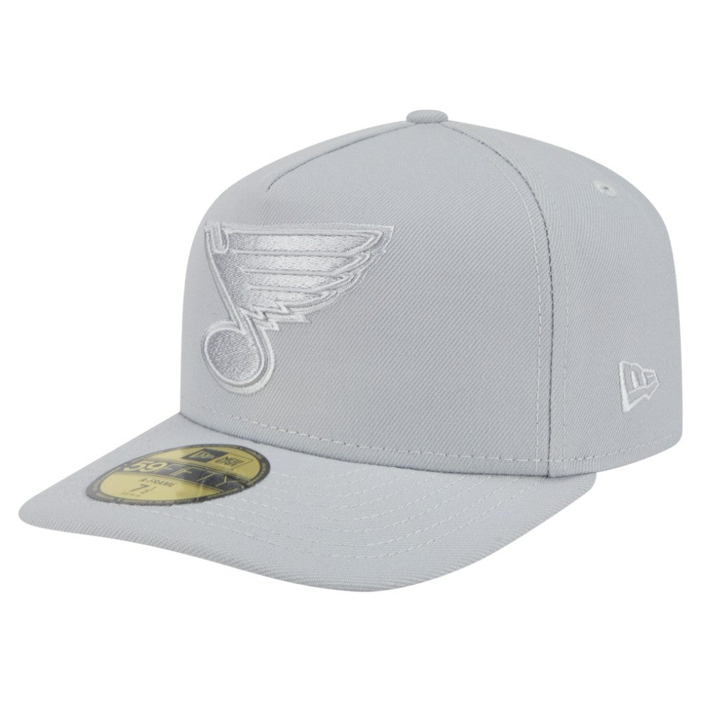 St. Louis Blues - New Era Color Pack A-Frame 59FIFTY Fitted Hat Gray