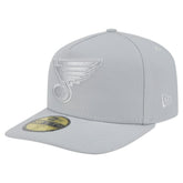 St. Louis Blues - New Era Color Pack A-Frame 59FIFTY Fitted Hat Gray