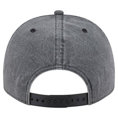 Boston Bruins New Era Throwback Washed A-Frame Pre-Curved 9FIFTY Snapback Hat Charcoal