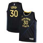 NBA - Stephen Curry Golden State Warriors Jordan Brand Youth Swingman Jersey - Statement Editi- Navy