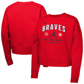 Atlanta Braves Nike Girls Youth Fleece Sweatshirt On Sale