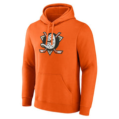 Anaheim Ducks - Fanatics Primary Logo Fleece Pullover Hoodie Orange