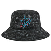 Miami Marlins New Era 2025 Spring Training All Over Print Bucket Hat Online