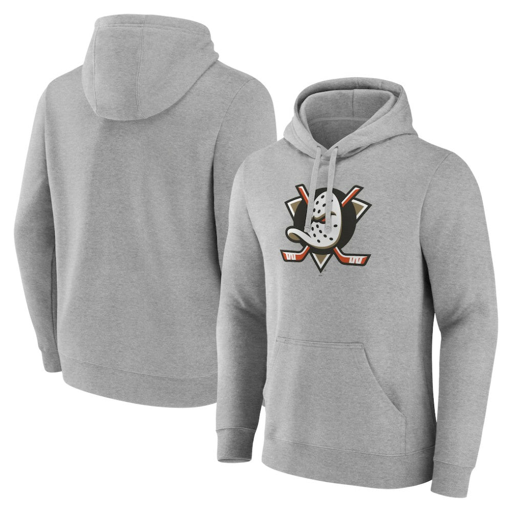 Anaheim Ducks - Primary Logo Pullover Sweatshirt Gray