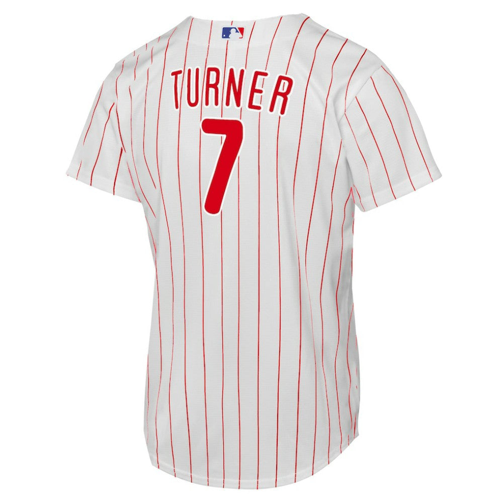 Trea Turner Philadelphia Phillies Nike Youth Home Replica Player Jersey - White | MLB Jerseys