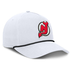 New Jersey Devils - Fanatics Rope A-Frame Adjustable Hat White