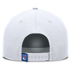 New York Rangers Fanatics Rope A-Frame Adjustable Hat White