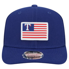 Texas Rangers New Era Flag 9SEVENTY Stretch-Snap Hat Sale