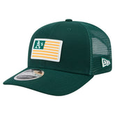 Athletics New Era Flag 9SEVENTY Stretch-Snap Hat Clearance