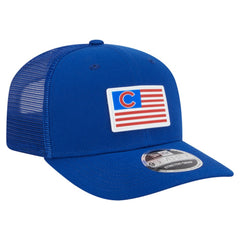 Chicago Cubs New Era Flag 9SEVENTY Stretch-Snap Hat On Sale