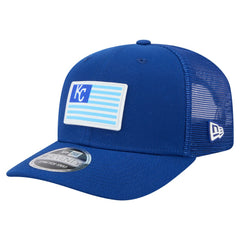 Kansas City Royals New Era Flag 9SEVENTY Stretch-Snap Hat discount
