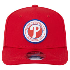 Philadelphia Phillies New Era Circle Patch 9SEVENTY Stretch-Snap Hat Clearance