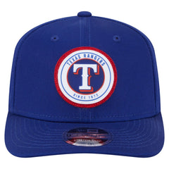 Texas Rangers New Era Circle Patch 9SEVENTY Stretch-Snap Hat for sale