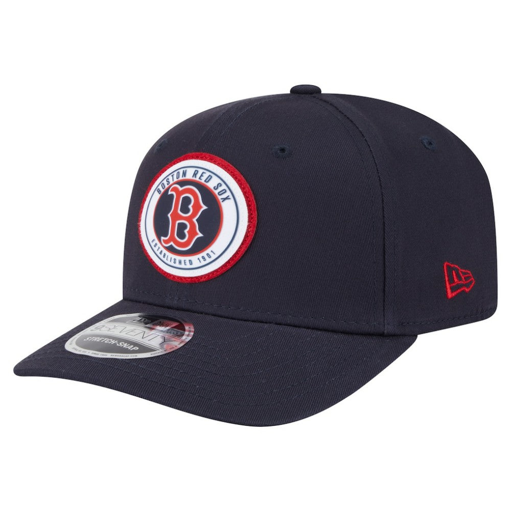 Boston Red Sox New Era Circle Patch 9SEVENTY Stretch-Snap Hat discount