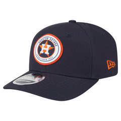 Houston Astros New Era Circle Patch 9SEVENTY Stretch-Snap Hat Clearance