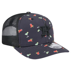 Houston Astros New Era Adventure Drinks Pattern 9SEVENTY Stretch-Snap Hat Lifestyle