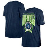 New Era - Minnesota Timberwolves Throwback Vintage Boxy Mineral Wash T-Shirt - Navy