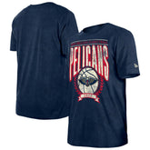 New Era - New Orleans Pelicans Throwback Vintage Boxy Mineral Wash T-Shirt - Navy