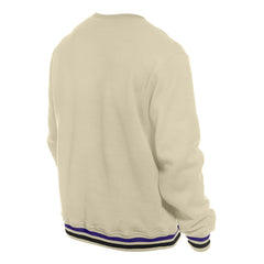 New Era - Sacramento Kings Throwback Vintage Pullover Sweatshirt - White