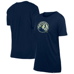 New Era - Minnesota Timberwolves Women's Glam Game Flower T-Shirt - Navy