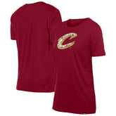 New Era - Cleveland Cavaliers Women's Glam Game Flower T-Shirt - Wine