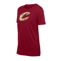 New Era - Cleveland Cavaliers Women's Glam Game Flower T-Shirt - Wine