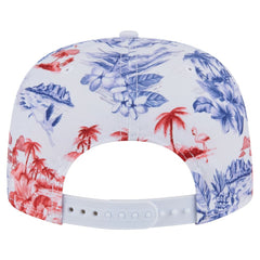 Texas Rangers New Era Printed Island Golfer Snapback Hat Lifestyle