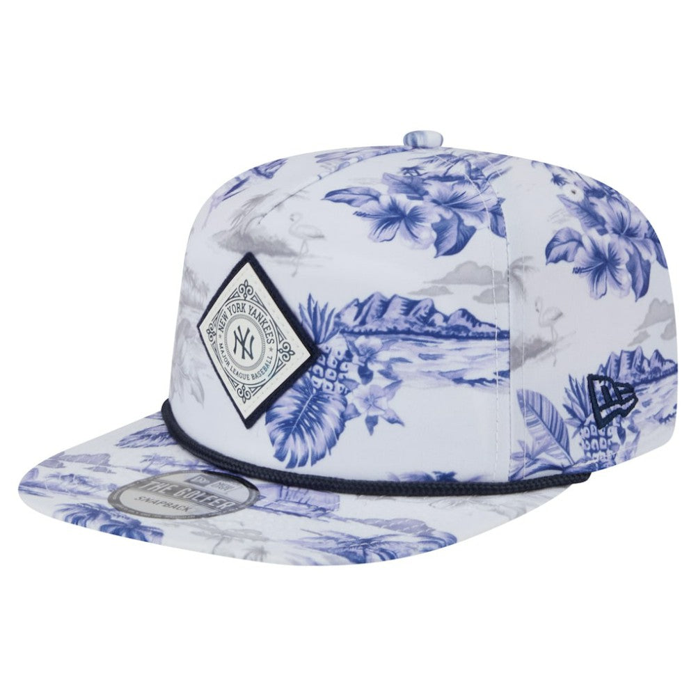 New York Yankees New Era Printed Island Golfer Snapback Hat On Sale