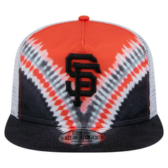 San Francisco Giants New Era Tie-Dye Golfer Trucker Adjustable Hat Clearance