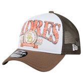 San Diego Padres New Era Distressed 9FORTY A-Frame Adjustable Trucker Hat for sale