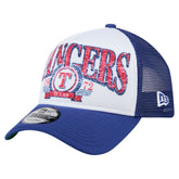 Texas Rangers New Era Trucker A-Frame 9FORTY Adjustable Hat Lifestyle
