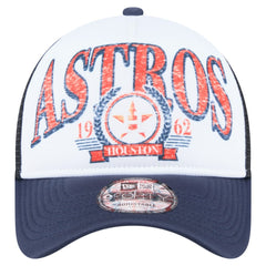 Houston Astros New Era Distressed 9FORTY A-Frame Adjustable Trucker Hat discount