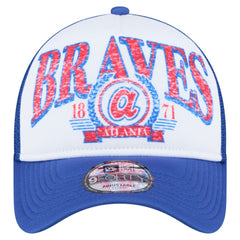 Atlanta Braves New Era Trucker A-Frame 9FORTY Adjustable Hat for sale