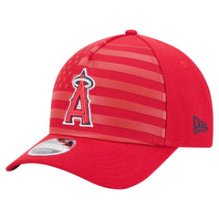 Los Angeles Angels New Era American Flag 9FORTY M-Crown A-Frame Adjustable Hat Lifestyle