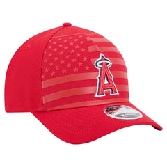Los Angeles Angels New Era American Flag 9FORTY M-Crown A-Frame Adjustable Hat Lifestyle