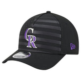 Colorado Rockies New Era American Flag 9FORTY M-Crown A-Frame Adjustable Hat On Sale
