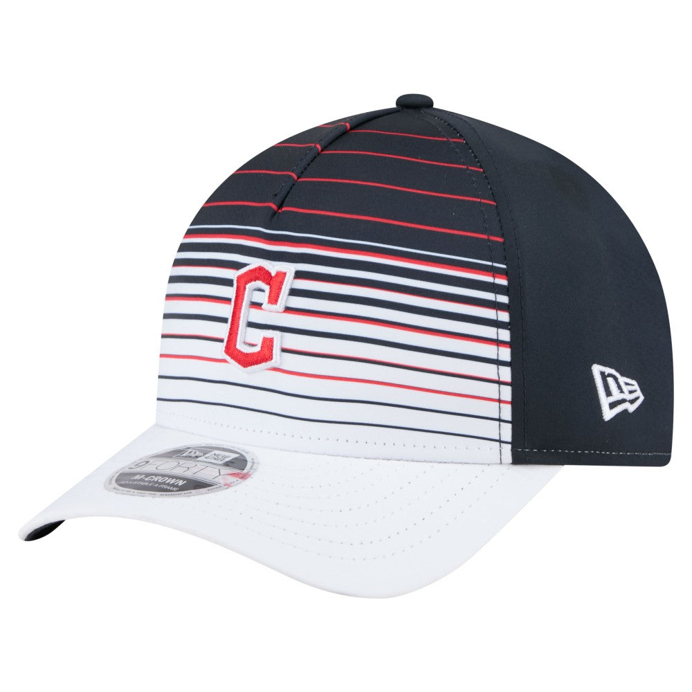 Cleveland Guardians New Era Gradient 9FORTY M-Crown Adjustable Hat discount