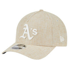 Athletics New Era Cotton Weave M-Crown A-Frame 9FORTY Adjustable Hat Clearance