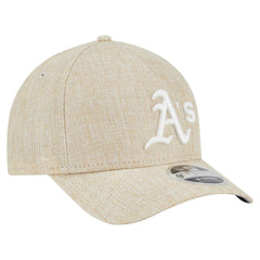 Athletics New Era Cotton Weave M-Crown A-Frame 9FORTY Adjustable Hat Clearance