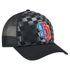 San Diego Padres New Era Gradient 9FORTY A-Frame M-Crown Trucker Adjustable Hat Clearance