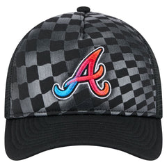 Atlanta Braves New Era Gradient 9FORTY A-Frame M-Crown Trucker Adjustable Hat Near Me