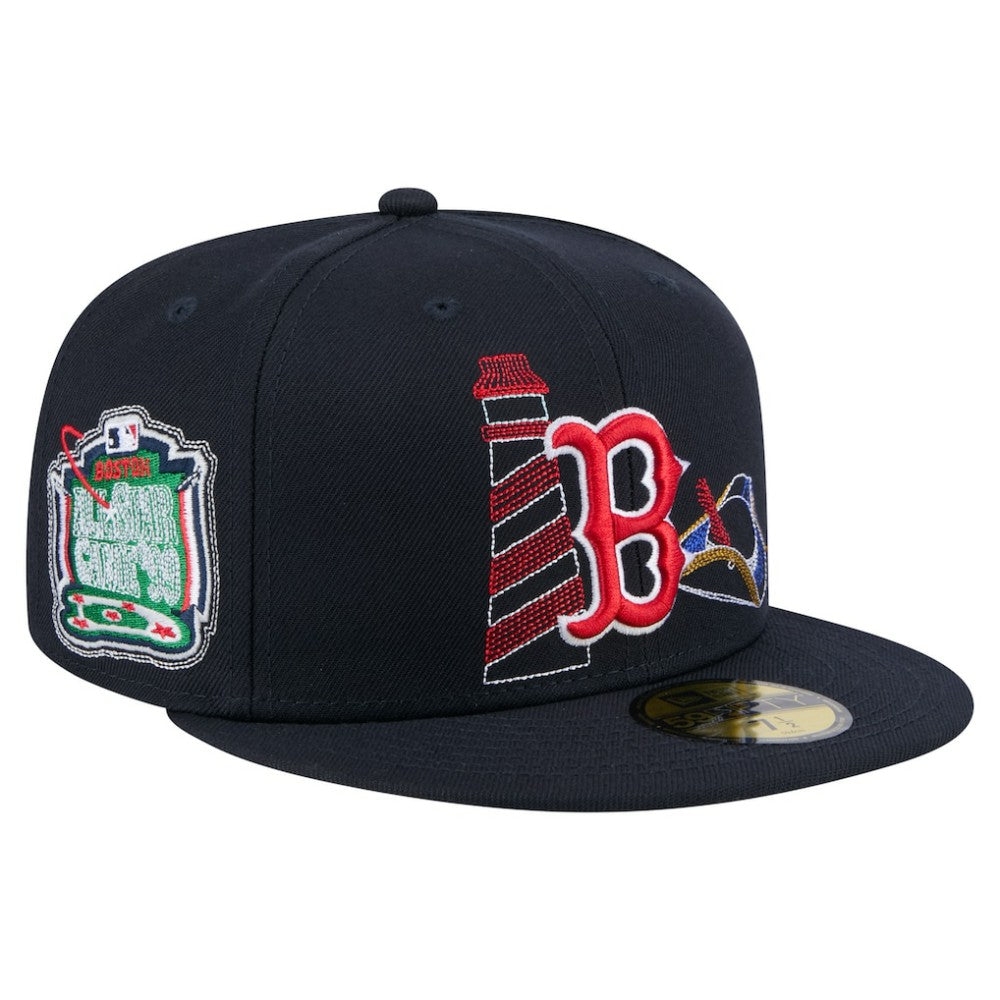 Boston Red Sox New Era State Stitch 59FIFTY Fitted Hat for sale