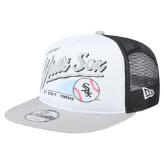 Chicago White Sox New Era Retro Script Trucker 9FIFTY Snapback Hat Online
