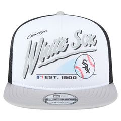 Chicago White Sox New Era Retro Script Trucker 9FIFTY Snapback Hat Online