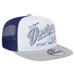 Los Angeles Dodgers New Era Retro Script Trucker 9FIFTY Snapback Hat Near Me