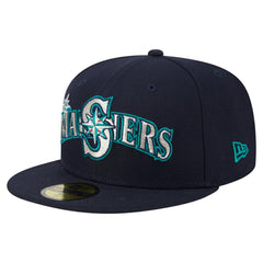 Seattle Mariners New Era Overlap 59FIFTY Fitted Hat for sale