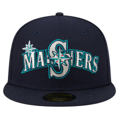 Seattle Mariners New Era Overlap 59FIFTY Fitted Hat for sale